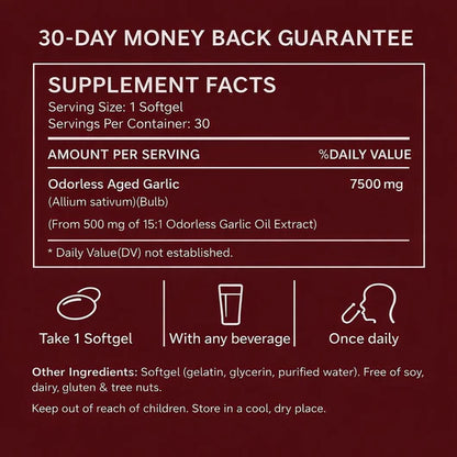 Aged Garlic Extract — Clinically Studied Blood Pressure Support Before Your Doctor Escalates to Medication